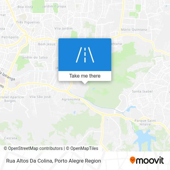 Rua Altos Da Colina map
