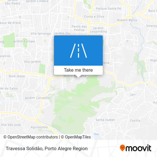 Travessa Solidão map