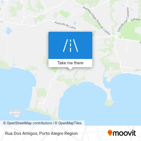 Rua Dos Amigos map