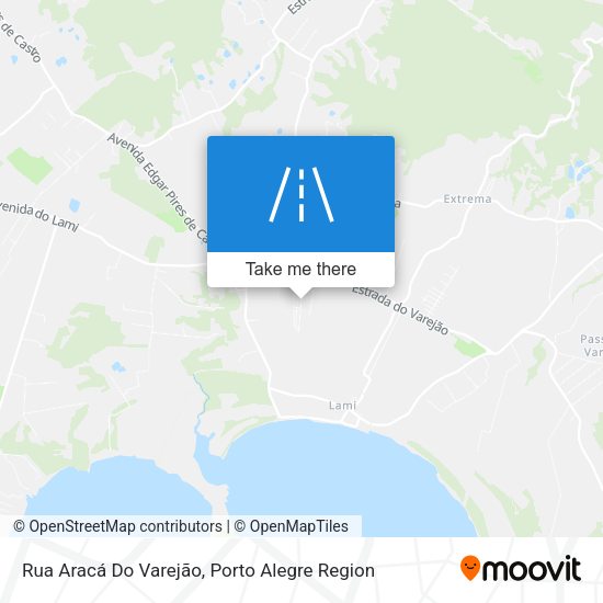 Rua Aracá Do Varejão map