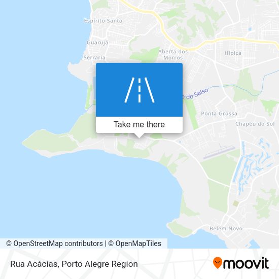 Rua Acácias map