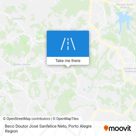 Beco Doutor José Sanfelice Neto map