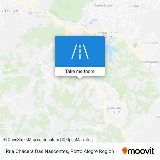 Rua Chácara Das Nascentes map