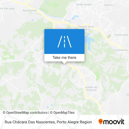 Rua Chácara Das Nascentes map