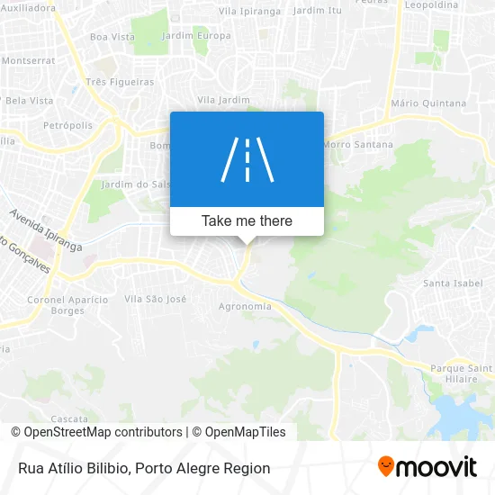 Rua Atílio Bilibio map