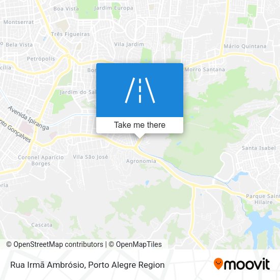 Rua Irmã Ambrósio map