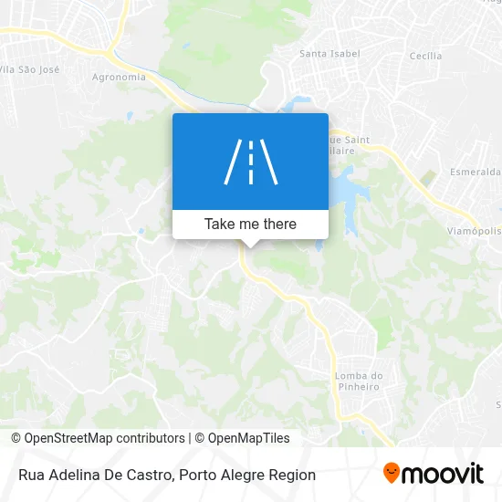Rua Adelina De Castro map