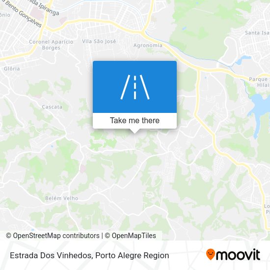 Estrada Dos Vinhedos map