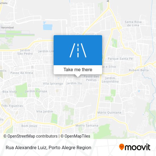 Rua Alexandre Luiz map