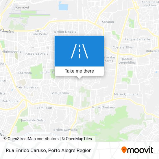 Rua Enrico Caruso map