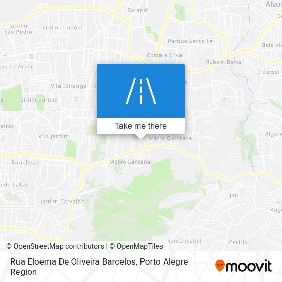 Rua Eloema De Oliveira Barcelos map