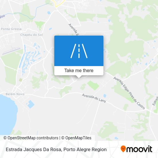 Estrada Jacques Da Rosa map