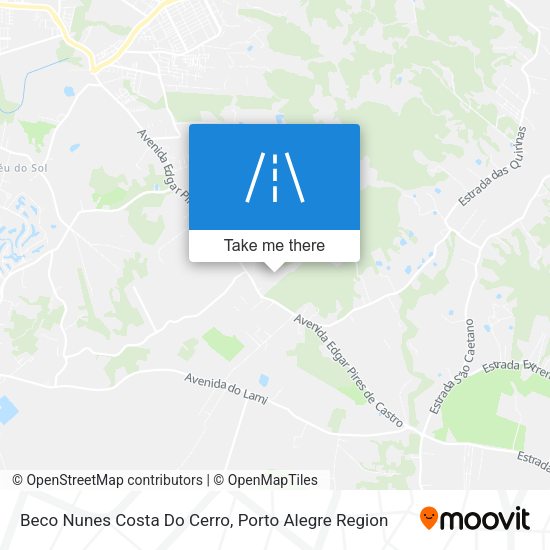 Beco Nunes Costa Do Cerro map