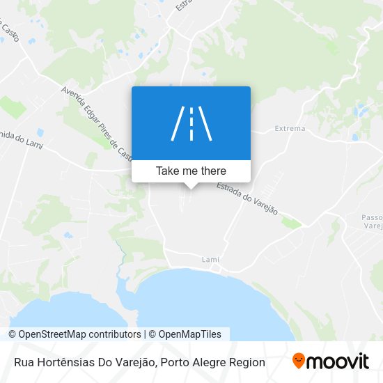 Rua Hortênsias Do Varejão map
