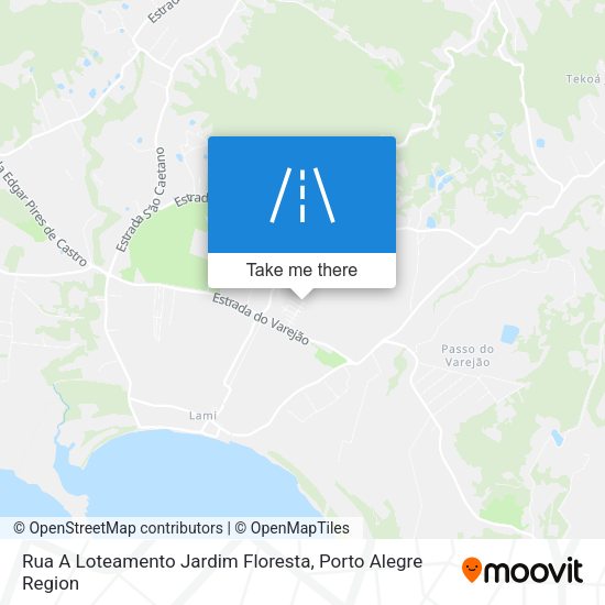 Rua A Loteamento Jardim Floresta map