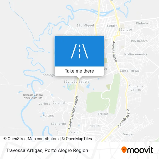 Travessa Artigas map