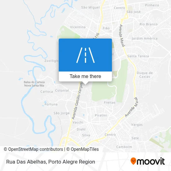 Rua Das Abelhas map