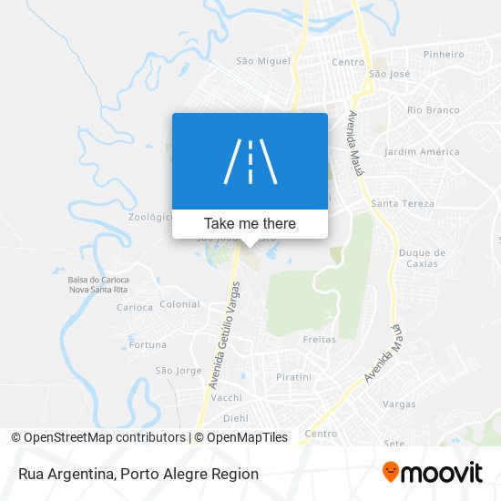 Mapa Rua Argentina