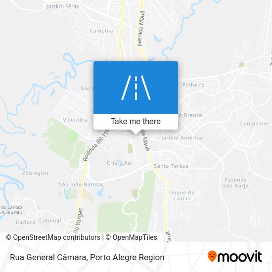 Rua General Câmara map