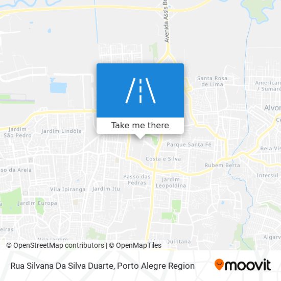 Mapa Rua Silvana Da Silva Duarte