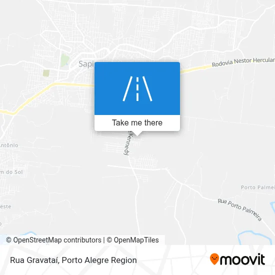 Rua Gravataí map