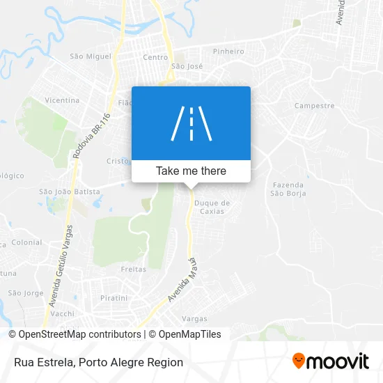 Rua Estrela map