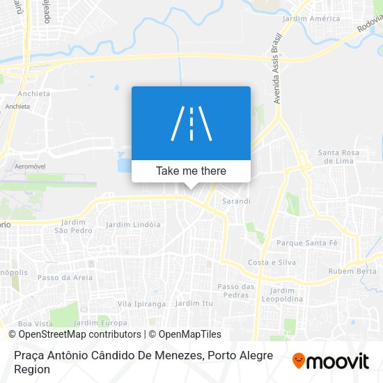 Praça Antônio Cândido De Menezes map