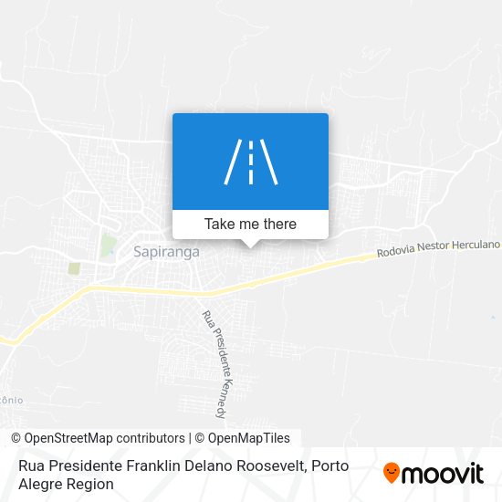 Rua Presidente Franklin Delano Roosevelt map