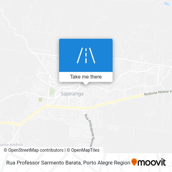 Rua Professor Sarmento Barata map