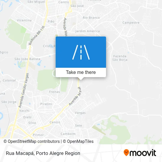 Rua Macapá map