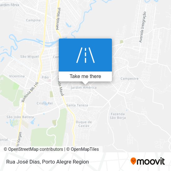 Rua José Dias map