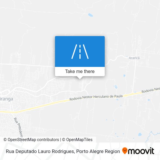 Rua Deputado Lauro Rodrigues map