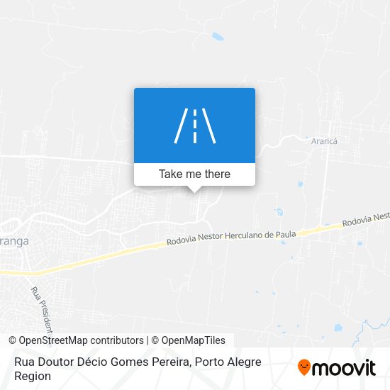 Rua Doutor Décio Gomes Pereira map