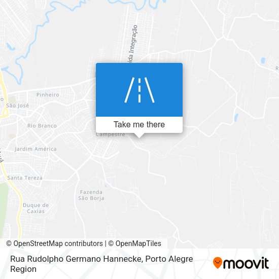 Rua Rudolpho Germano Hannecke map