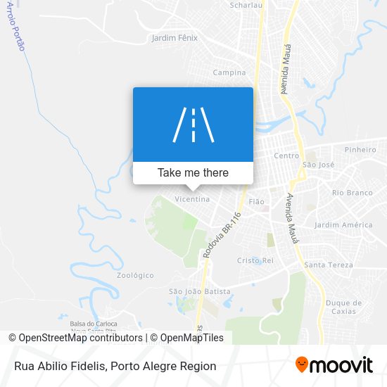 Rua Abilio Fidelis map