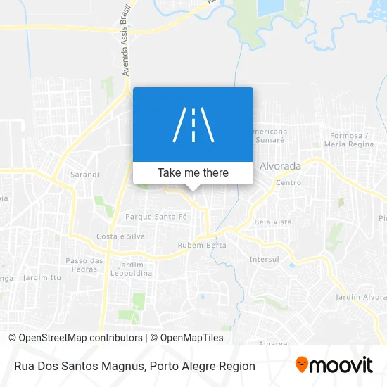 Rua Dos Santos Magnus map