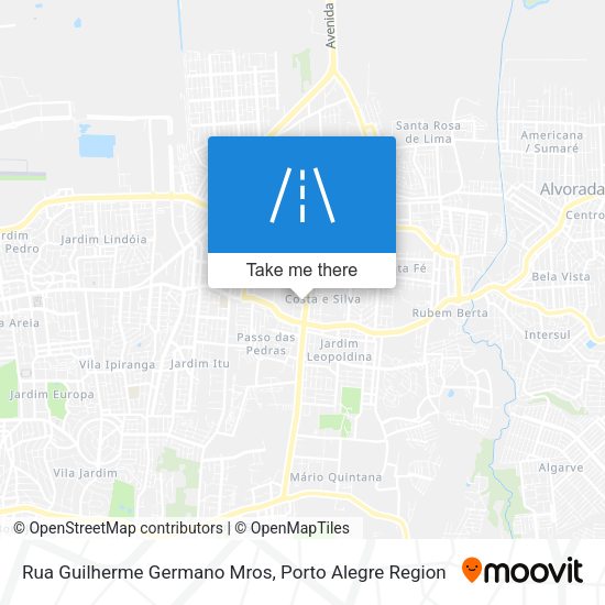 Rua Guilherme Germano Mros map