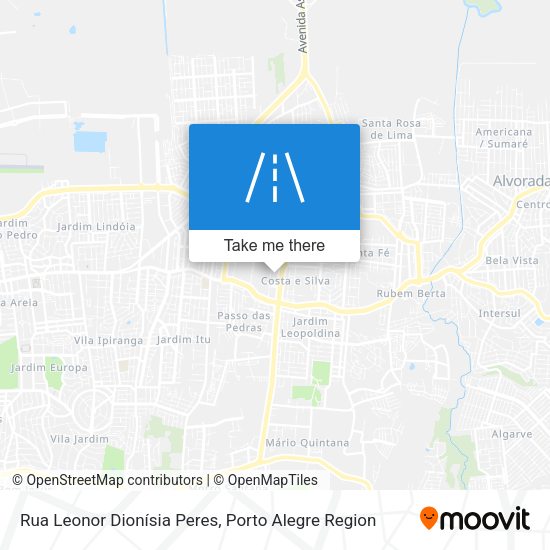 Rua Leonor Dionísia Peres map