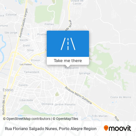 Mapa Rua Floriano Salgado Nunes