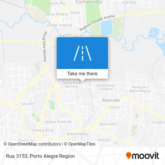 Rua 3153 map