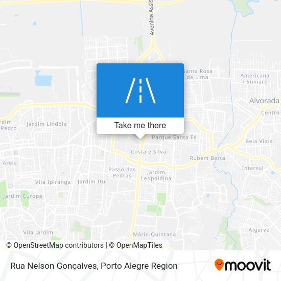 Rua Nelson Gonçalves map