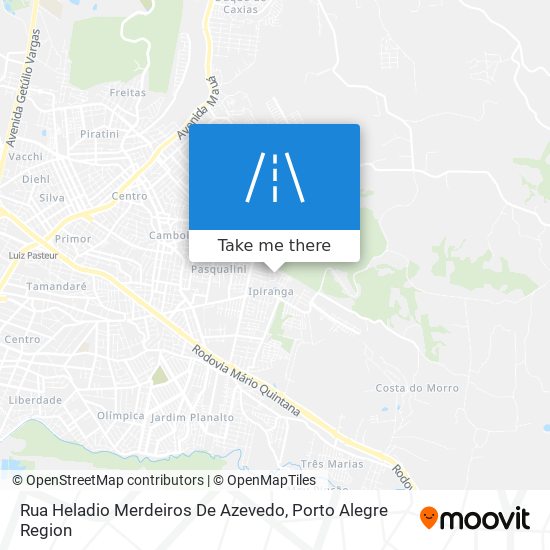 Rua Heladio Merdeiros De Azevedo map