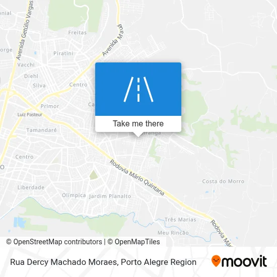 Rua Dercy Machado Moraes map