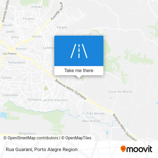 Rua Guarani map