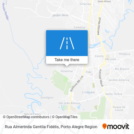 Rua Almerinda Gentila Fidélis map