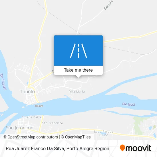 Rua Juarez Franco Da Silva map