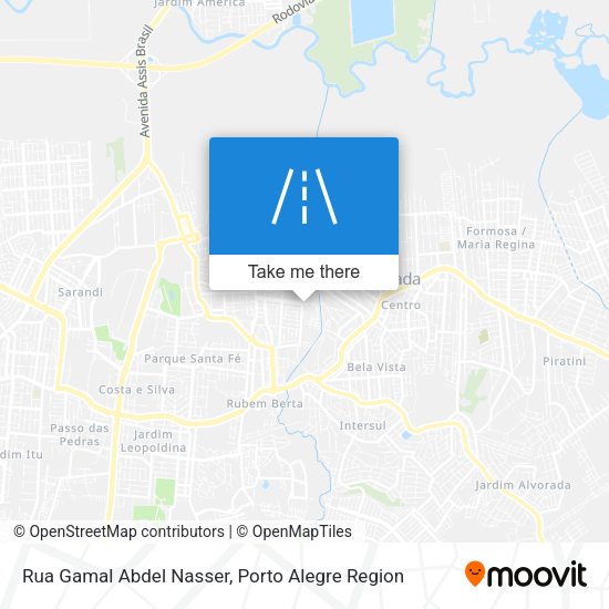 Rua Gamal Abdel Nasser map