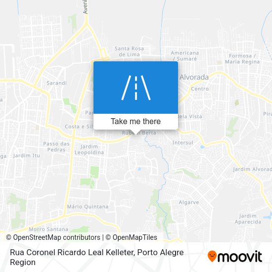 Rua Coronel Ricardo Leal Kelleter map