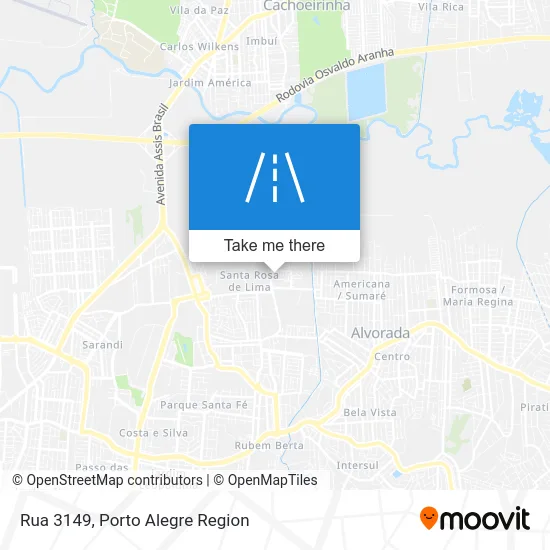 Rua 3149 map