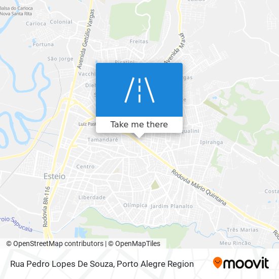 Mapa Rua Pedro Lopes De Souza